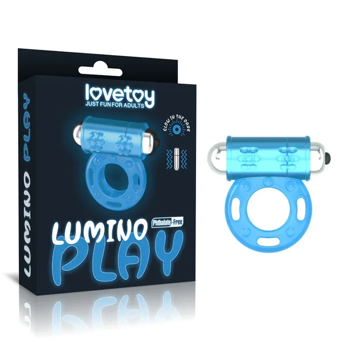 Lumino Play Vibrating Penis Ring – Glow in the Dark Vibrating Cock Ring