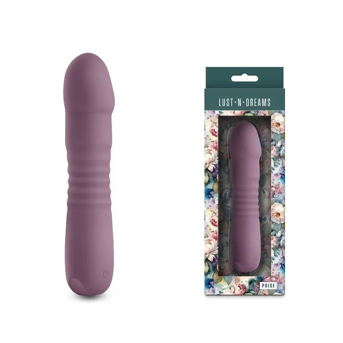 Lust-n-Dreams – Poise – Mauve Rechargeable Thrusting Vibrator
