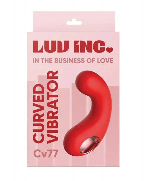 Luv Inc. Curved Vibrator – Red