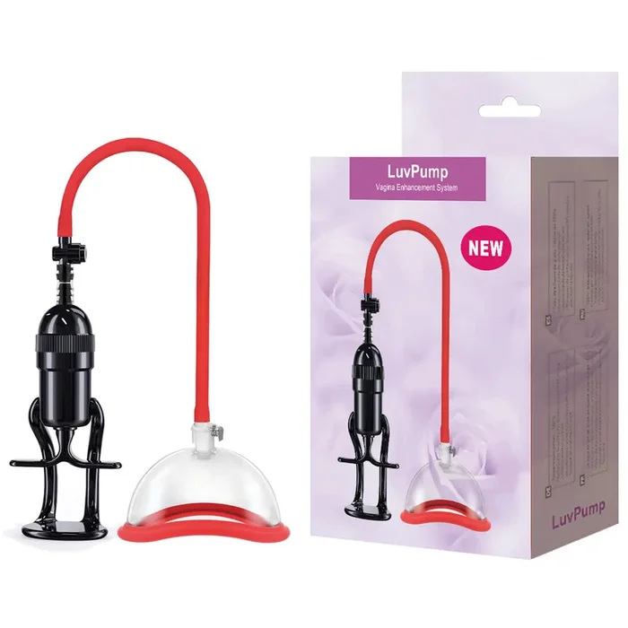 LuvPump Vagina Enhancement System – Clear/Red Vagina Pump