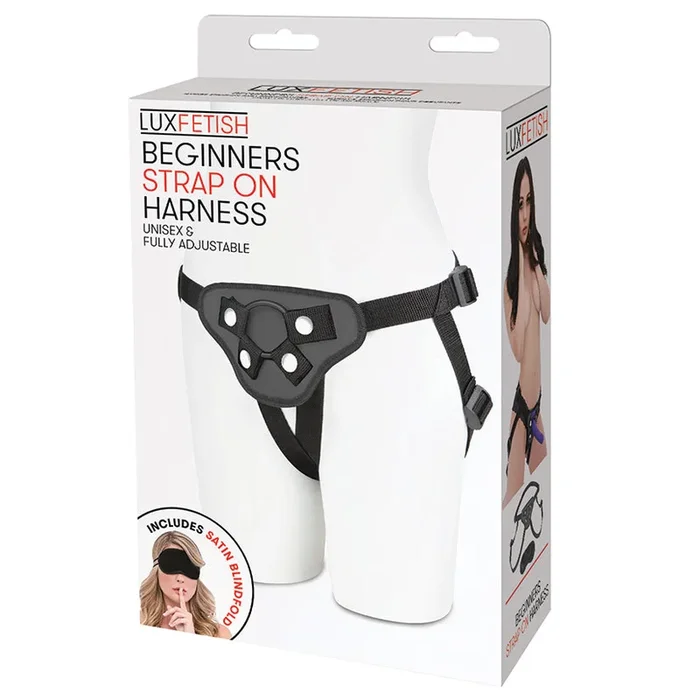 Lux Fetish Beginners Strap-On Harness – Black