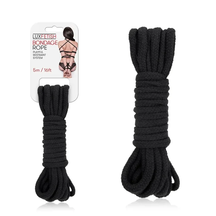 Lux Fetish Bondage Rope 5m – Black