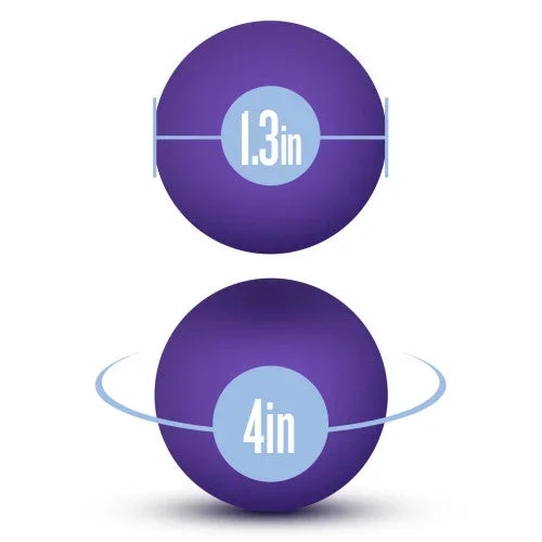 Luxe Double O Kegel Balls 40 grams Purple