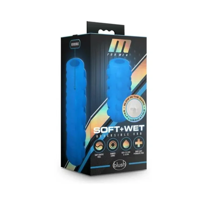 M For Men – Soft And Wet – Orb Reversible Stroker – Frosted