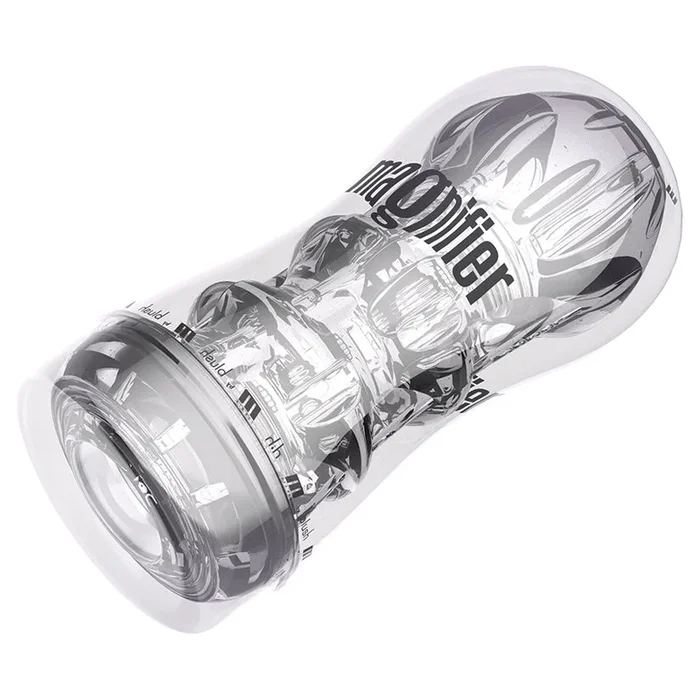 M for Men Soft and Wet Magnifier Clear Masturbator / Stroker