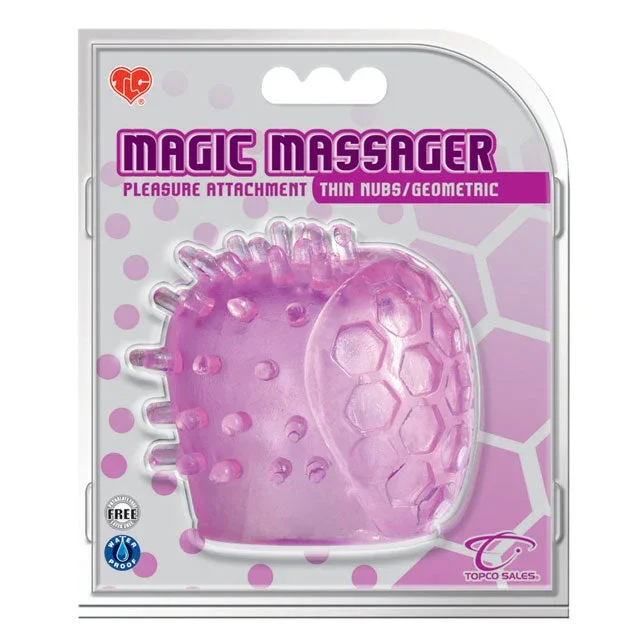 Magic Massager Attachment (Thin Nubs/Geometric)