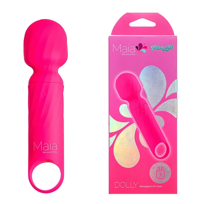 Maia DOLLY Mini Wand Vibrator – Pink