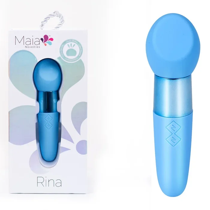 Maia RINA – Blue – Blue 13.3 cm USB Rechargeable Vibrator