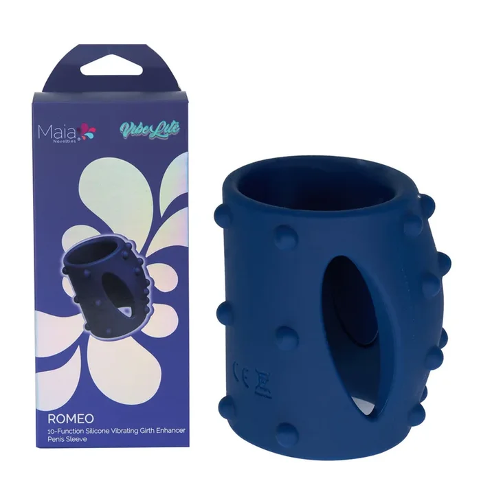 Maia ROMEO – – USB Rechargeable Vibrating Girth Enhancer Sleeve