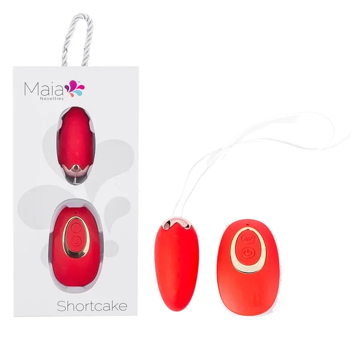 Maia SHORTCAKE – USB Rechargeable Vibrating Egg with Wireless Remote
