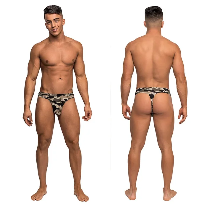 Male Power Commando Bong Thong Camo L/XL