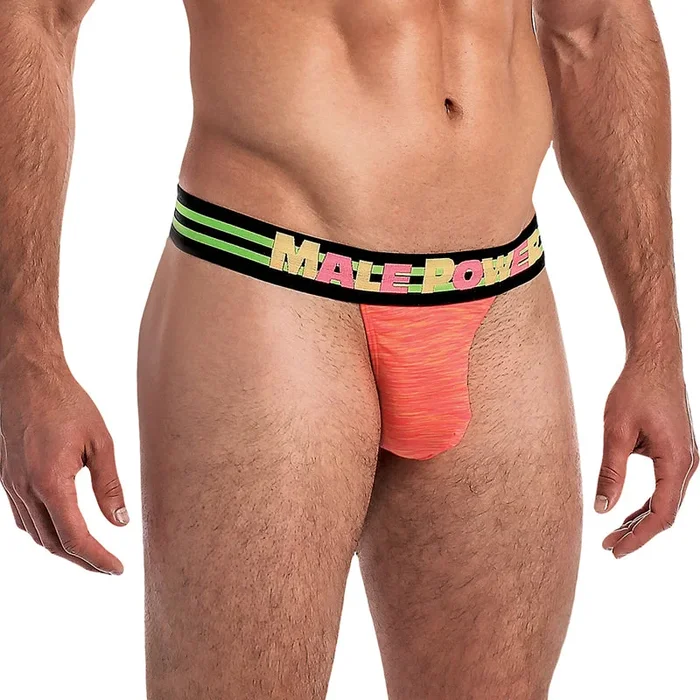 Male Power Retro Active Bong Thong Orange L/XL