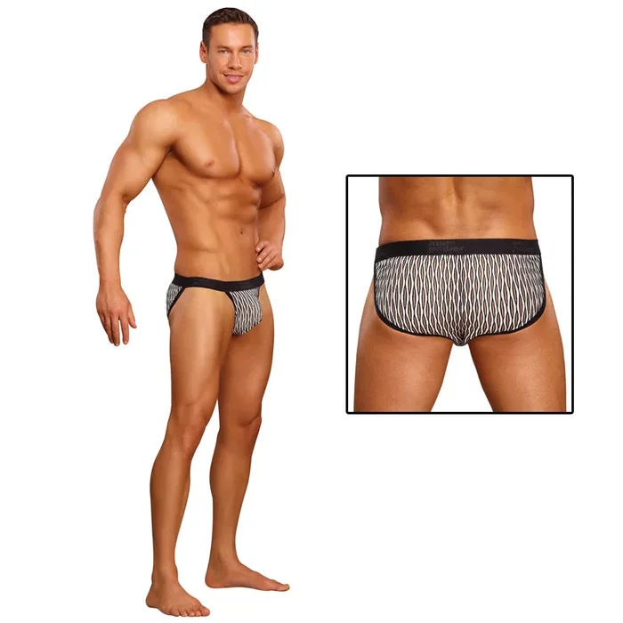 Male Power Wave Mustang Bikini Black Small