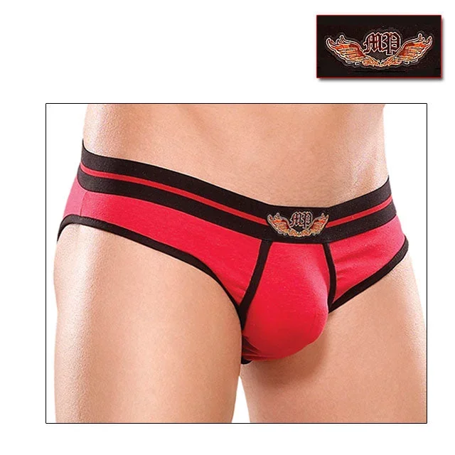 Male Power Wings Lo-Rise Pouch Enhancer Bikini (Extra Large) Underwear
