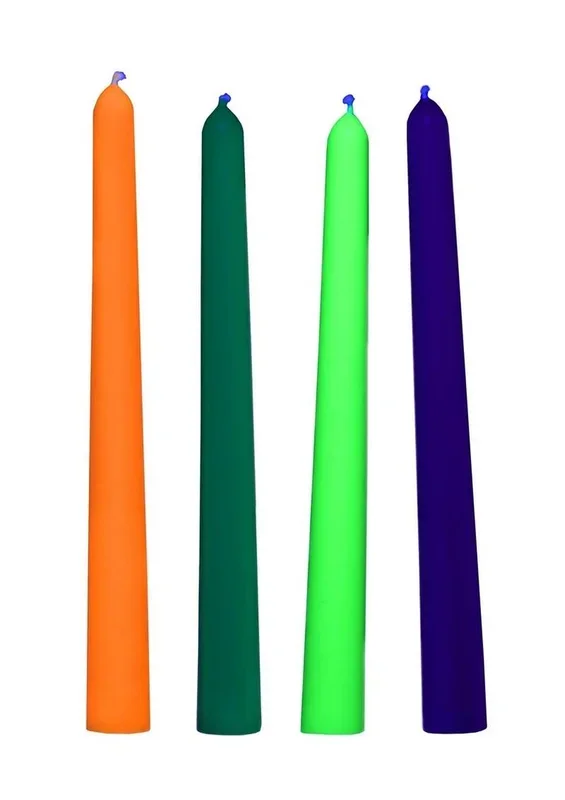Master Series Glow Wav UV Blacklight Reactive Drip Candles