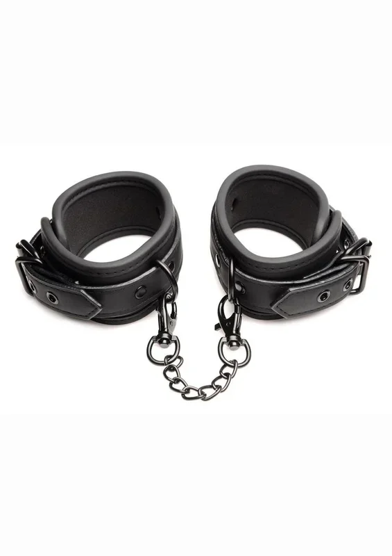 Master Series Kinky Comfort Wrist and Ankle Cuff Set – Leather