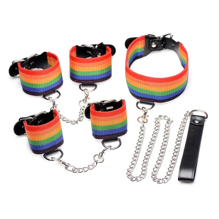 MASTER SERIES KINKY PRIDE BONDAGE SET