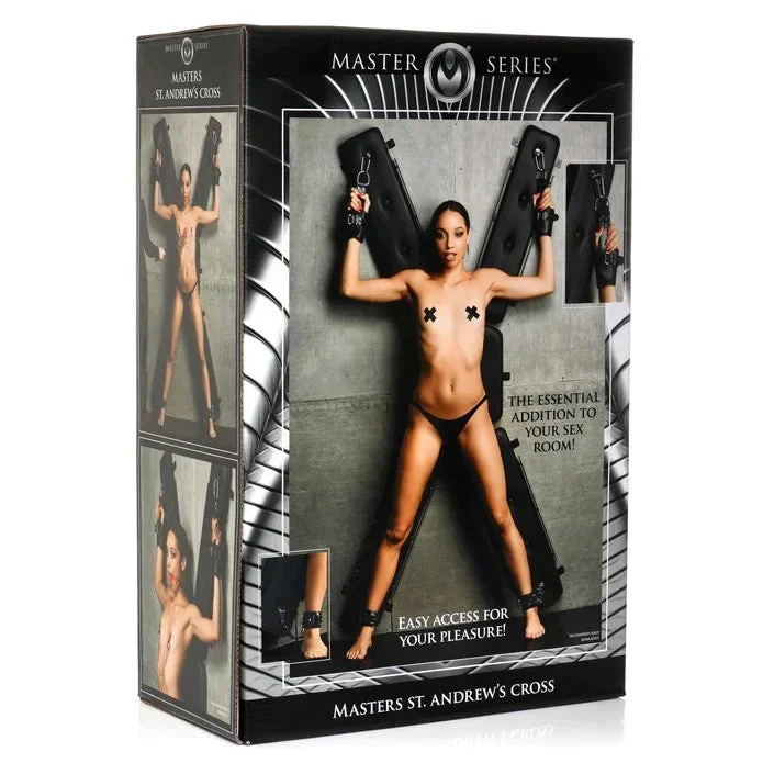 Master Series St Andrew’s Bondage Cross by XR