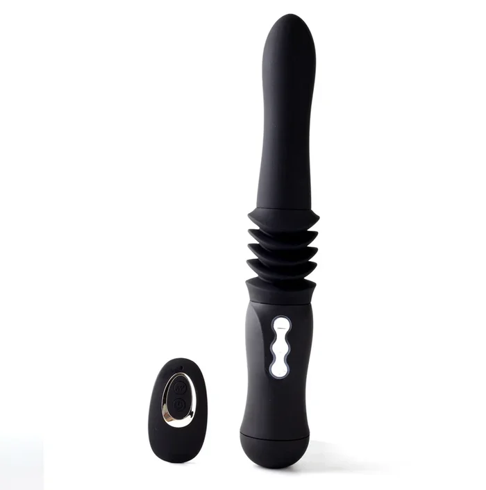 Max Silicone Thrusting Portable Love Machine – Black