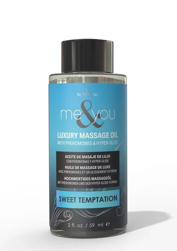 Me and You Pheromone Infused Luxury Massage Oil Sweet Temptation