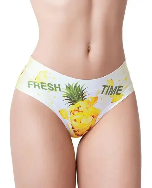 Mememe Fresh Summer Pineapple Printed Slip – Lingerie