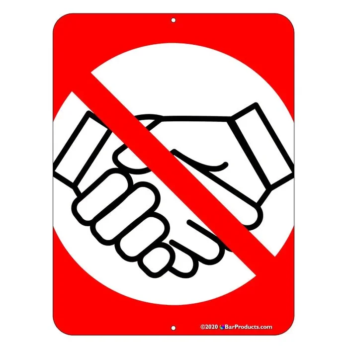 Metal Sign Kolorcoat™ – No Hand Shaking – 9X12