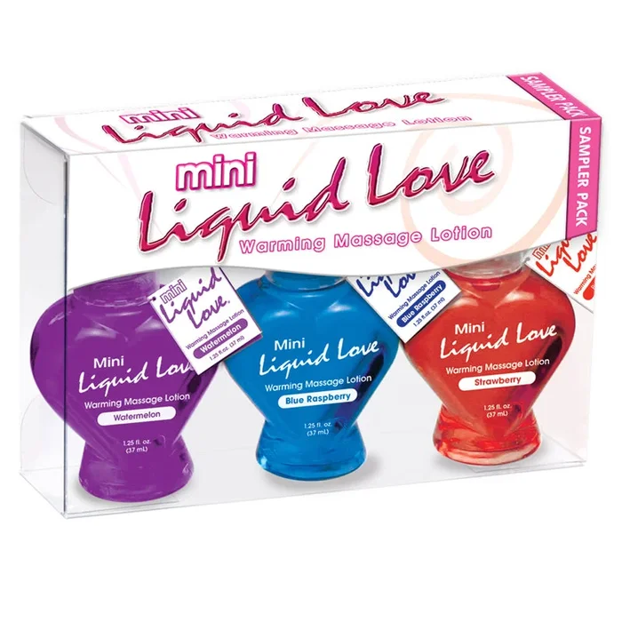Mini Liquid Love Warming Massage Lotion Sampler Pack