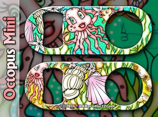 Mini Speed Bottle Opener / Bar Key – Octopus of the Sea