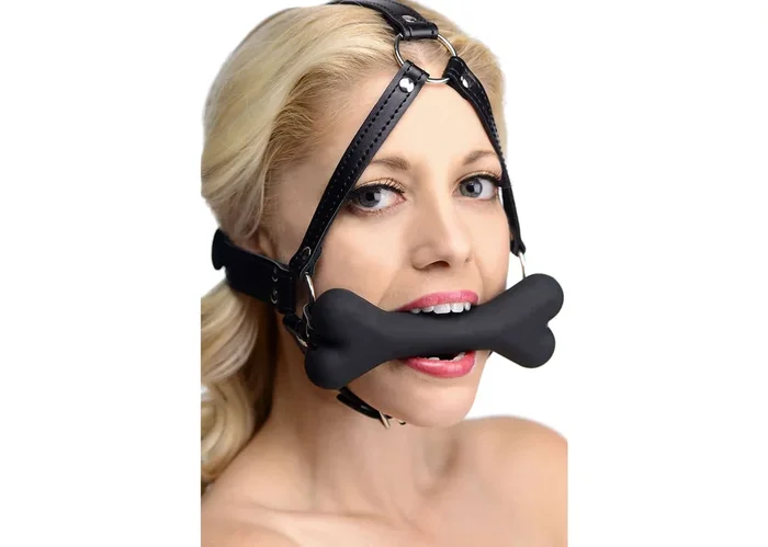 Mordaza tipo arnés con Hueso de silicona Master Series
