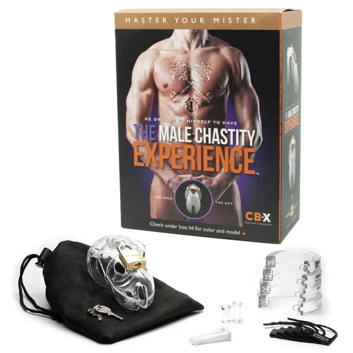 Mr. Stubb Chastity Cock Cage Kit – Clear – Clear 1.75 Inch Cock Cage Kit