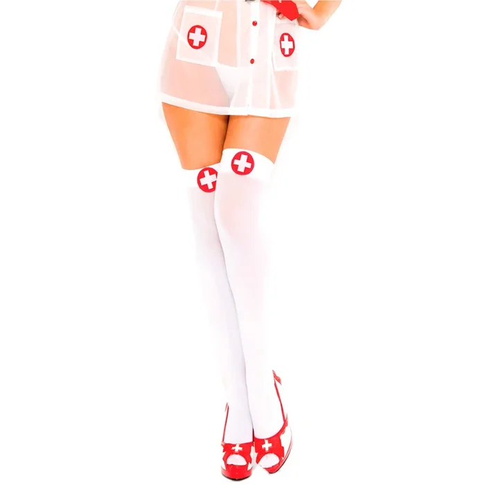 Music Legs Nurse Stockings