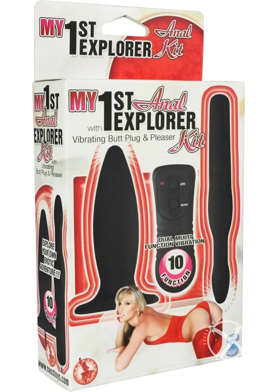 My 1st Anal Explorer Kit Vibrating Butt Plug and Explorer