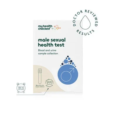 MyHealthChecked Male Sexual Health Blood & Urine Sample Collection Kit