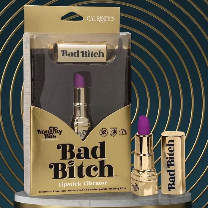 Naughty Bits Bad Bitch Rechargeable Lipstick Vibrator