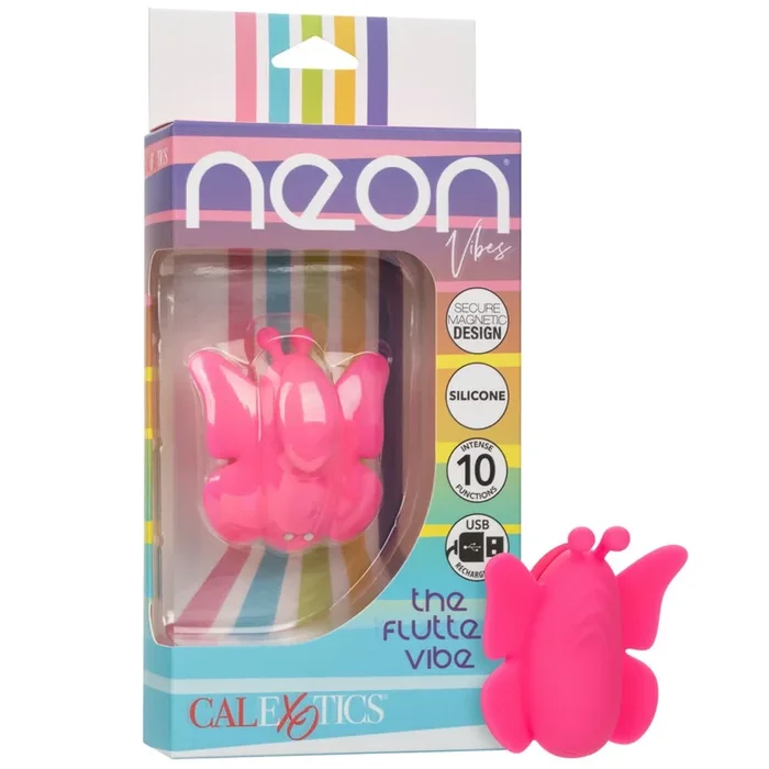 Neon Vibes The Flutter Vibe Rechargeable Magnetic Panty Vibe