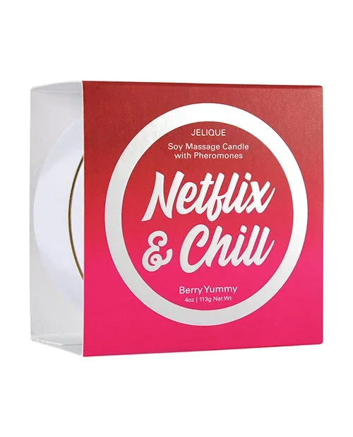 Netflix & Chill Berry Massage Candle