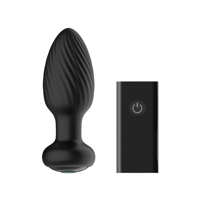 Nexus Tornado Remote Control Rotating Butt Plug Medium Black