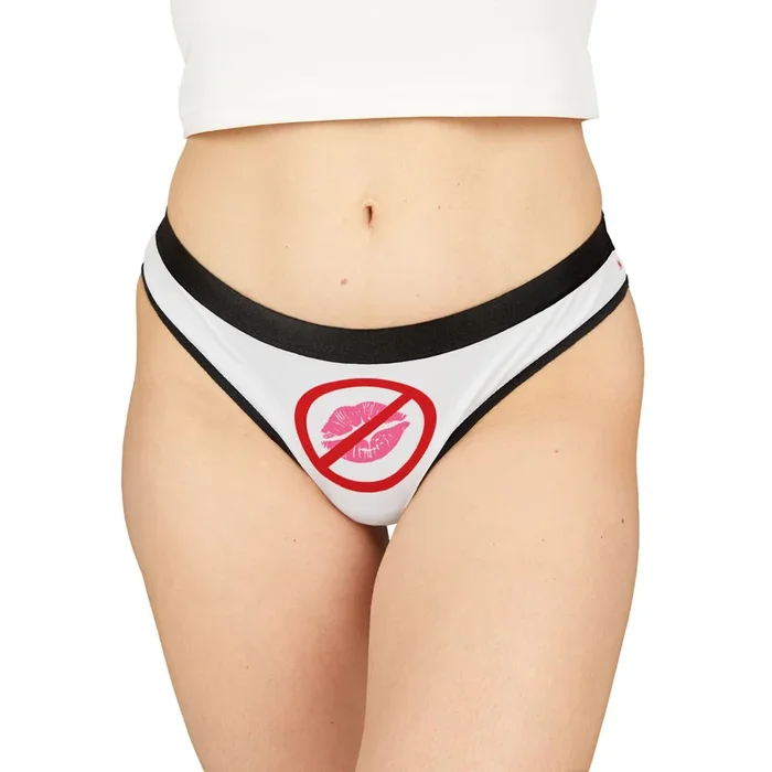 No Kissing Allowed | Mix & Match Women’s Fun-Flirty Lovers’ Thongs