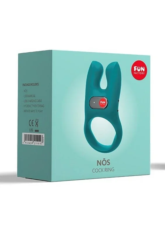 Nos Silicone Vibrating Couples Cock Ring – Deep Sea