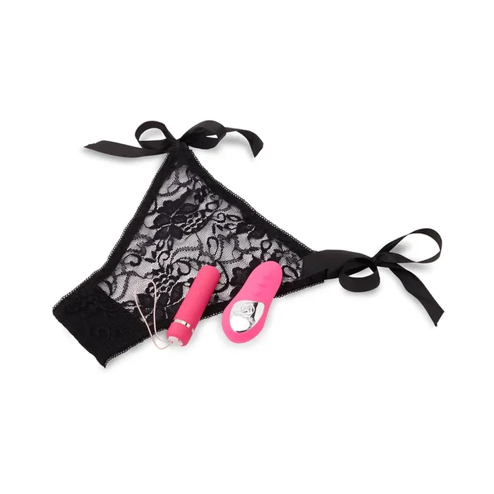 Nu Sensuelle Pleasure Panty with Remote Control 15 Function Bullet – Pink