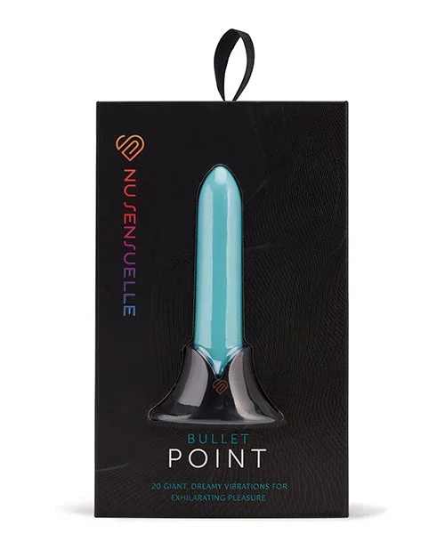 Nu Sensuelle Point Rechargeable Bullet – Teal Blue