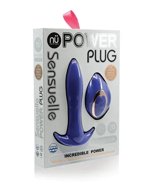 Nu Sensuelle Power Plug 20 Function Remote Control Butt Plug – Ultra Violet