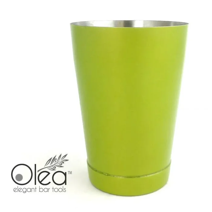 Olea™ Cocktail Shaker – Metallic Lime Green NEON – 16oz Weighted