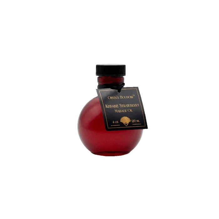 Olivia’s Boudoir Kissable Oil 4oz. – Strawberry