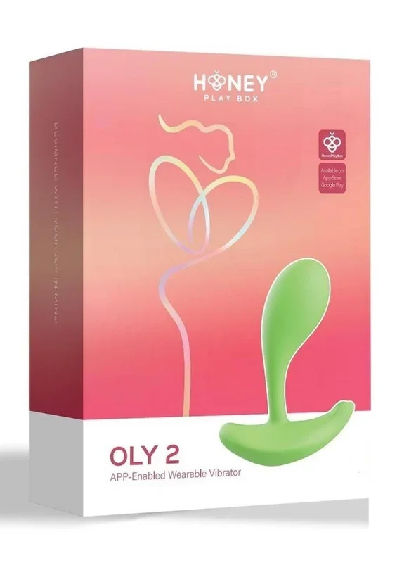Oly Female Sex Toy 2 Pressure Sensing App Enabled Wearable Rechargeable Silicone Clit and G-Spot Vibrator