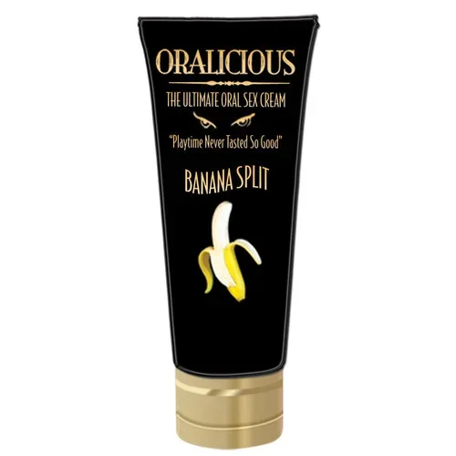 Oralicious Oral Cream, Banana Split Flavor