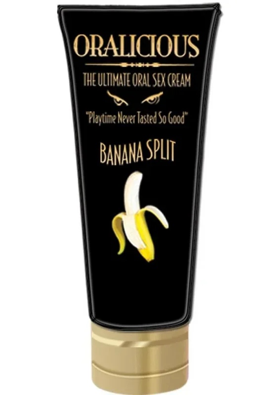 Oralicious Ultimate Oral Sex Cream 2oz – Banana Split