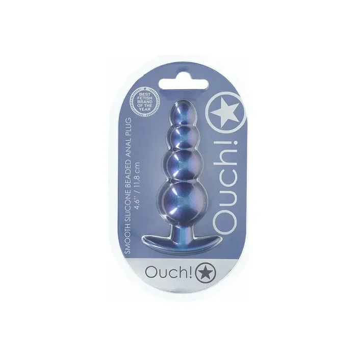 Ouch Beaded Anal Plug by Shots