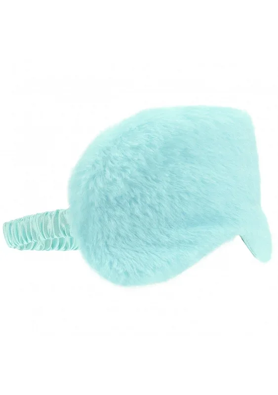 Ouch Fluffy Bondage Mask in Powder Blue