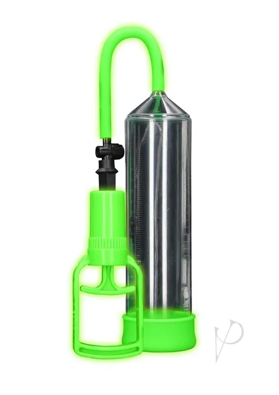 Ouch Glow in the Dark Comfort Beginner Friendly Trigger Grip Male Penis Vacuum Pump+180